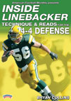 Inside Linebacker Technique & Reads for the 4-4 Defense
