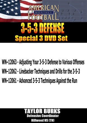 3-5-3 Defensive DVD 3 pack from Taylor Burks